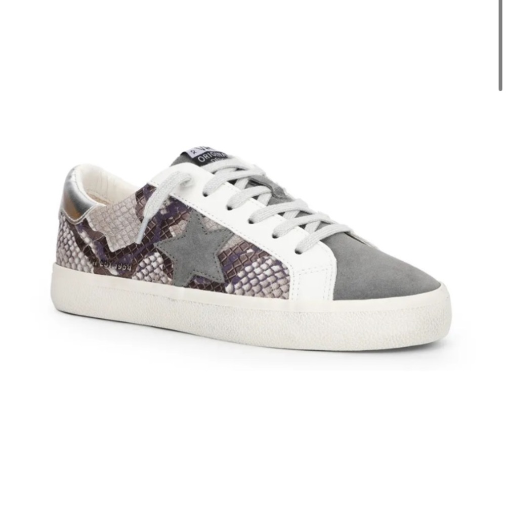 vintage havana kate 11 sneaker in grey snake
